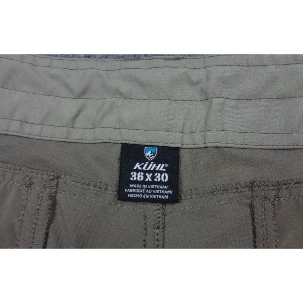 Kuhl Pants Mens 36x30 Brown Silencr Ripstop 5 Pocket Stretch Hiking Outdoor - Picture 9 of 11